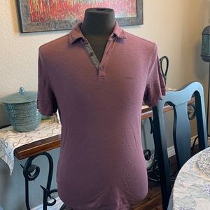Mens medium deep red Calvin Klein polo. #casual #fashion #polo #mens